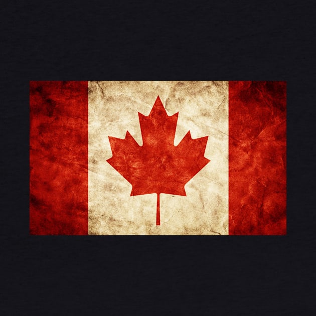 Vintage Canadian pride Canada Flag by Pastel Potato Shop